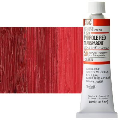 Pyrrole Red Transparent H229B (Holbein Oil)