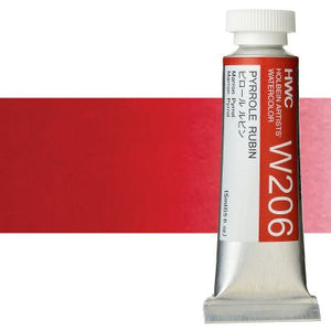 Pyrrole Rubin W206A (Holbein Watercolor)