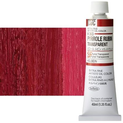 Pyrrole Rubin Transparent H363B (Holbein Oil)