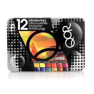 QoR® Watercolor Introductory 12 Color Set (Golden QoR Watercolors)