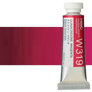 Quinacridone Magenta W319C (Holbein Watercolor)