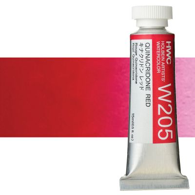 HWC Quinacridone Red W205C (Holbein Watercolor)