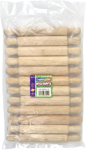 Creativity Street® Rolling Pins, 12-piece Pack (Pacon)