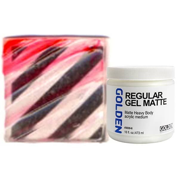 Golden Regular Gel Matte - Gallon Acrylic Medium For Artists