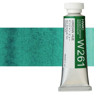 Viridian Hue W261A (Holbein Watercolor)