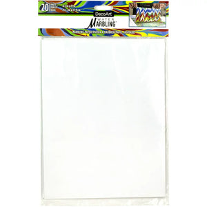 Water Marbling Paper, 20/Pkg (DecoArt)