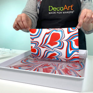 Orange Water Marbling Paint (DecoArt)