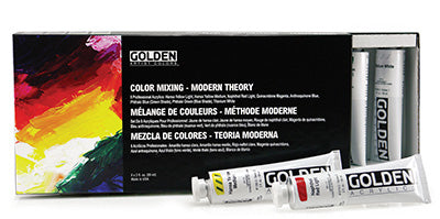 Modern Theory Heavy Body Color Mixing Set of 8 (Golden Acrylic