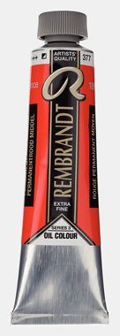 Permanent Red Medium 377 (Rembrandt Oil Colour)