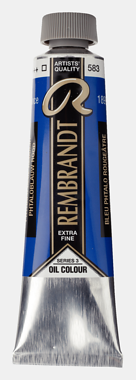 Phthalo Blue Reddish 583 (Rembrandt Oil Colour)