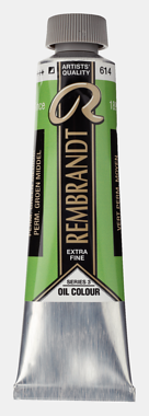 Permanent Green Medium 614 (Rembrandt Oil Colour)