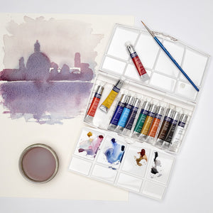 Cotman Watercolours 12 Color Painting Plus Set (Winsor & Newton)