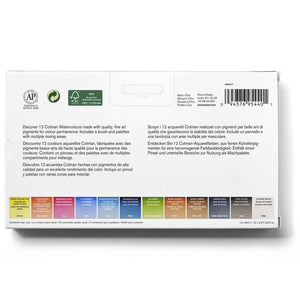 Cotman Watercolours 12 Color Painting Plus Set (Winsor & Newton)