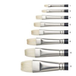 Winsor and Newton Artists' Oil Brushes 8 Bright - 8856629