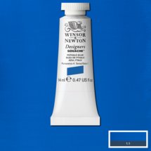 DES  Phthalo Blue (Winsor & Newton Gouache)