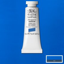 DES  Primary Blue (Winsor & Newton Gouache)