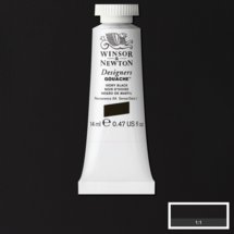 DES  Ivory Black (Winsor & Newton Gouache)