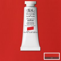 DES  Spectrum Red (Winsor & Newton Gouache)