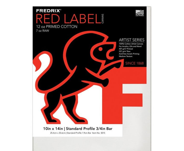 10"x14" ARTIST SERIES RED LABEL Standard Profile (FREDRIX)