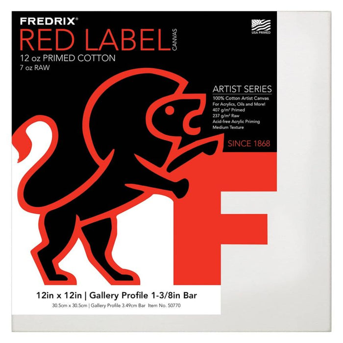 12"x12" ARTIST SERIES RED LABEL Gallery Profile (FREDRIX)