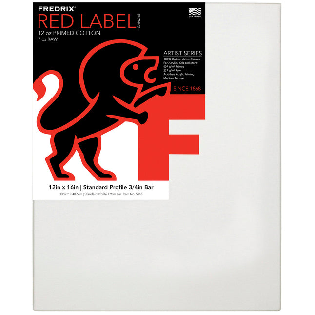 12"x16" ARTIST SERIES RED LABEL Standard Profile (FREDRIX)