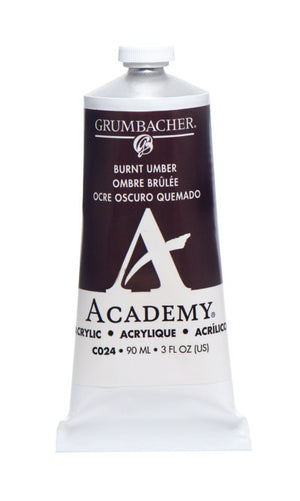 BURNT UMBER C024 (Grumbacher Academy Acrylic)