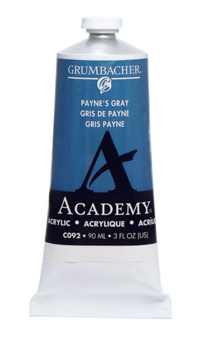 PAYNE'S GRAY C092 (Grumbacher Academy Acrylic)