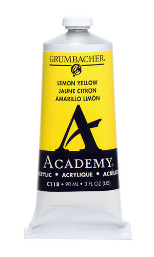 LEMON YELLOW C118 (Grumbacher Academy Acrylic)
