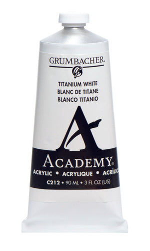 TITANIUM WHITE C212 (Grumbacher Academy Acrylic)