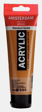 RAA RAW SIENNA 234 AMSTERDAM STANDARD ACRYLIC