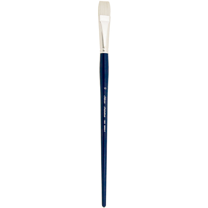 Bristlon® Brush 1902 Long Handle, Sizes 00 - 12 (Silver)