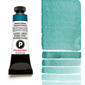 Sleeping Beauty Turquoise Genuine (Daniel Smith Extra Fine, PrimaTek Watercolor)