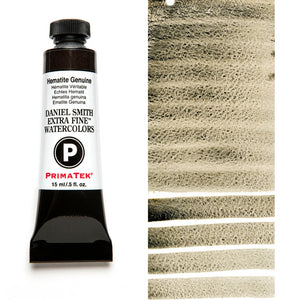 Hematite Genuine (Daniel Smith Extra Fine, PrimaTek Watercolor)