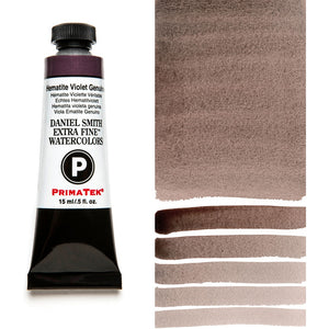 Hematite Violet Genuine (Daniel Smith Extra Fine, PrimaTek Watercolor)