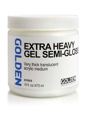 Extra Heavy Gel Semi-Gloss (Golden Acrylic Mediums)