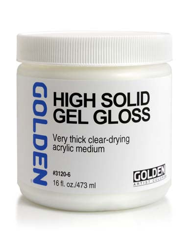 GOLDEN Acrylic Gel Mediums Heavy Gel Gloss 1 Gallon