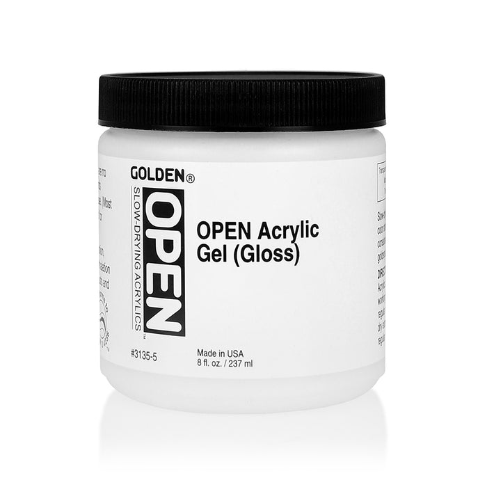 OPEN Acrylic Gel (Gloss) (Golden Acrylic Mediums)