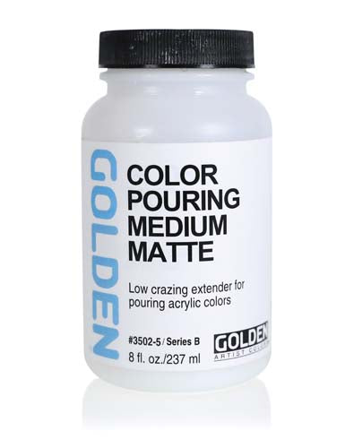 Golden Acrylic Pouring Medium - Matte Color Pouring Set
