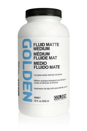 Fluid Matte Medium (Golden Acrylic Mediums)