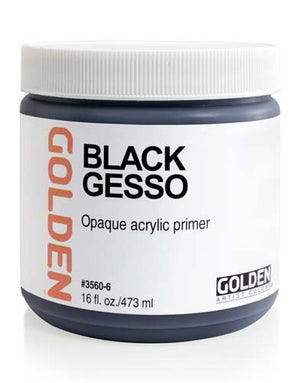 Black Gesso (Golden Acrylic Mediums)