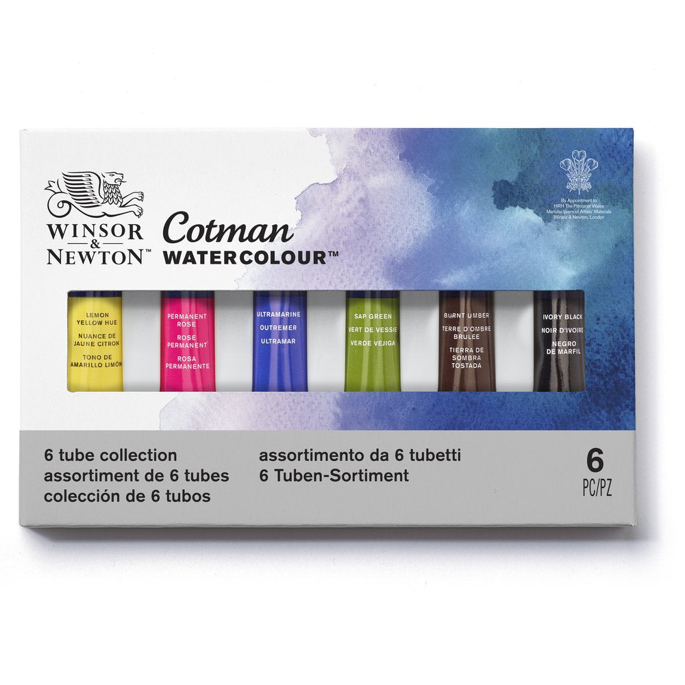 Cotman Watercolour Travel Set (24 Half Pans) (Winsor & Newton