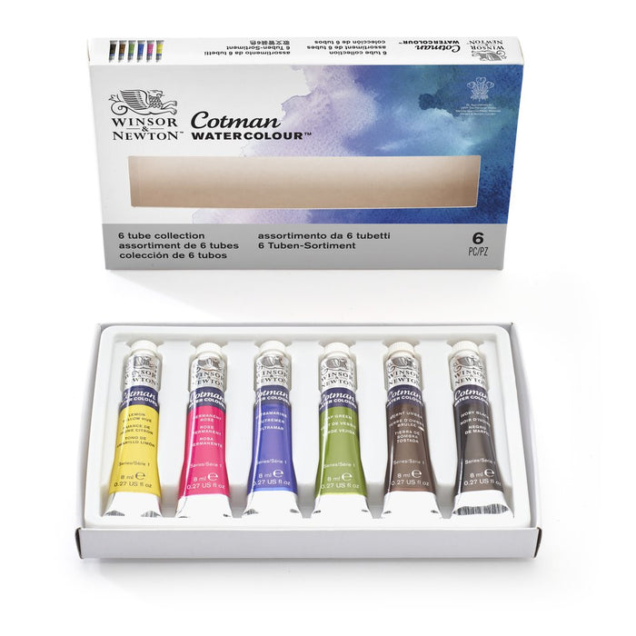 Cotman Watercolour Collection 6 Color Tube (Winsor & Newton)