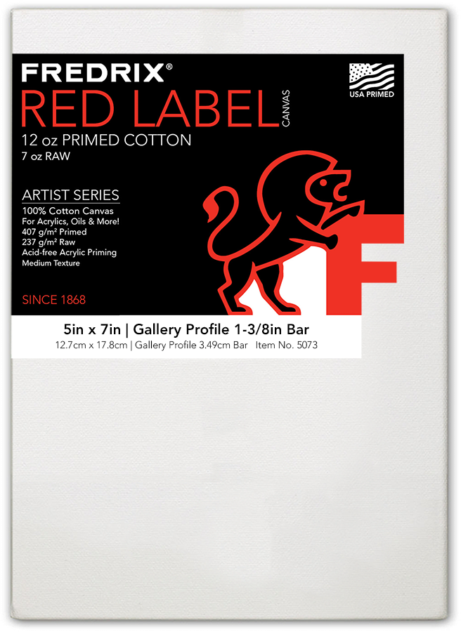 Fredrix Pro Series Cotton Archival Canvas Board - 9 x 12