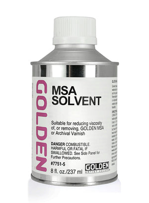 MSA Mineral Spirit Acrylic Solvent (Golden Varnish)