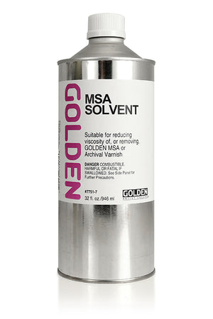 MSA Mineral Spirit Acrylic Solvent (Golden Varnish)