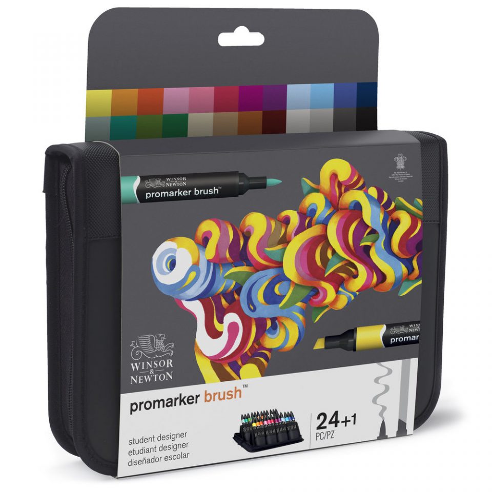 Promarker Brush Student Designer 24 Set (Winsor & Newton