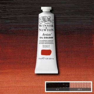 Transparent Maroon (Winsor & Newton Artist Oil)