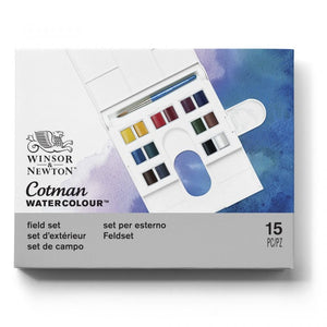 Cotman Watercolour Field Set, 14 Half Pans)(Winsor & Newton)
