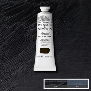 Lamp Black (Winsor & Newton Artist Oil)