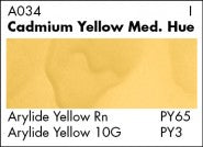 CADMIUM YELLOW MEDIUM HUE A034 (Grumbacher Academy Watercolor)